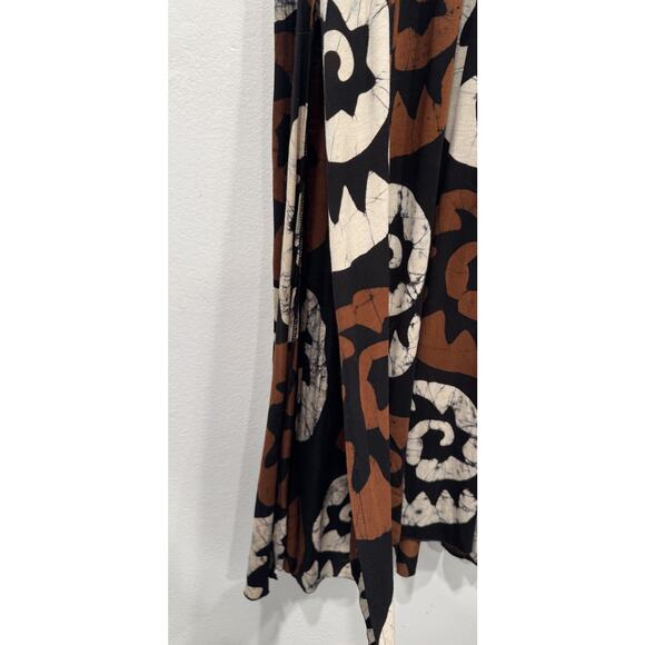 INDAH Tribal Print Maxi Dress Women’s Size XS Strapless Slits Vacation Boho Sexy - Picture 6 of 12